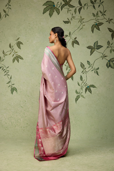 Rose Quartz Banarasi Saree