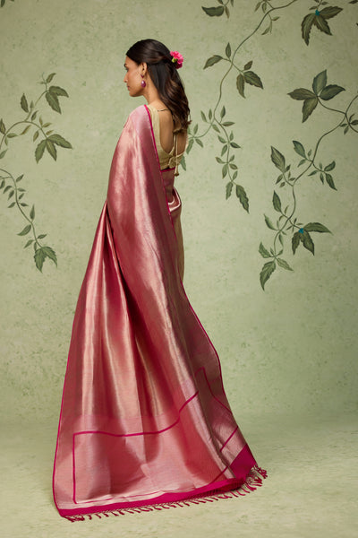Magenta Banarasi Saree