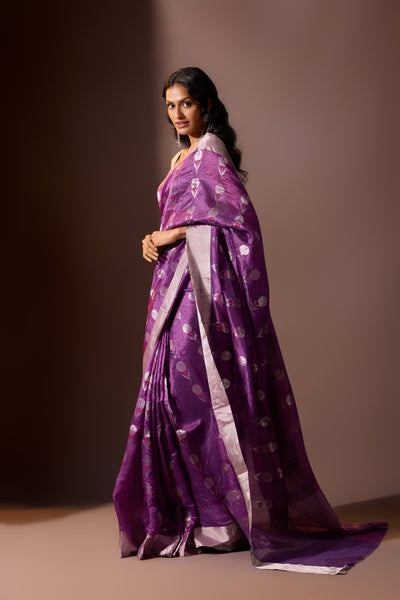 Wisteria Chanderi Saree
