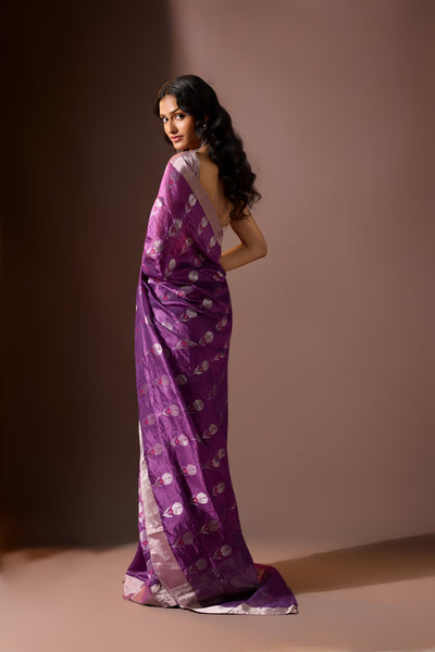 Wisteria Chanderi Saree