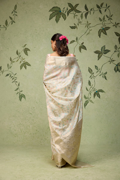 Pearl Banarasi Saree